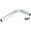 Hedman Hedman 12011 90 Bend Mild Steel 1.625 x 2.5 in. Radius 18 Gauge Exhaust Pipe HED12011